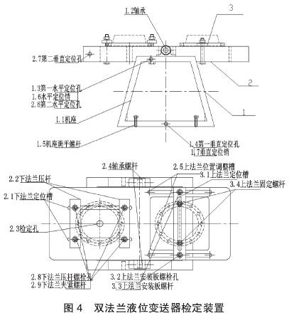 双法兰液位变送器检定装置图示
